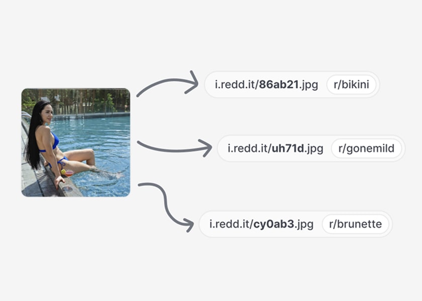 Every post gets a new link, whether you upload directly or via Redgifs. Moderators and users
				can’t see if you already posted this content.