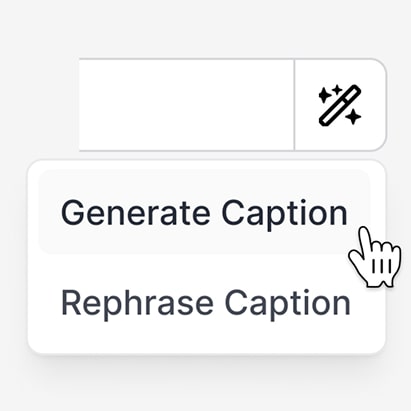 Get captions that match your content and the subreddit.