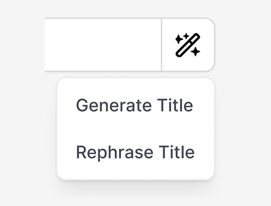 Generate fresh titles for subreddits with fewer rules, or just slightly rephrase your
                	own for stricter ones.
