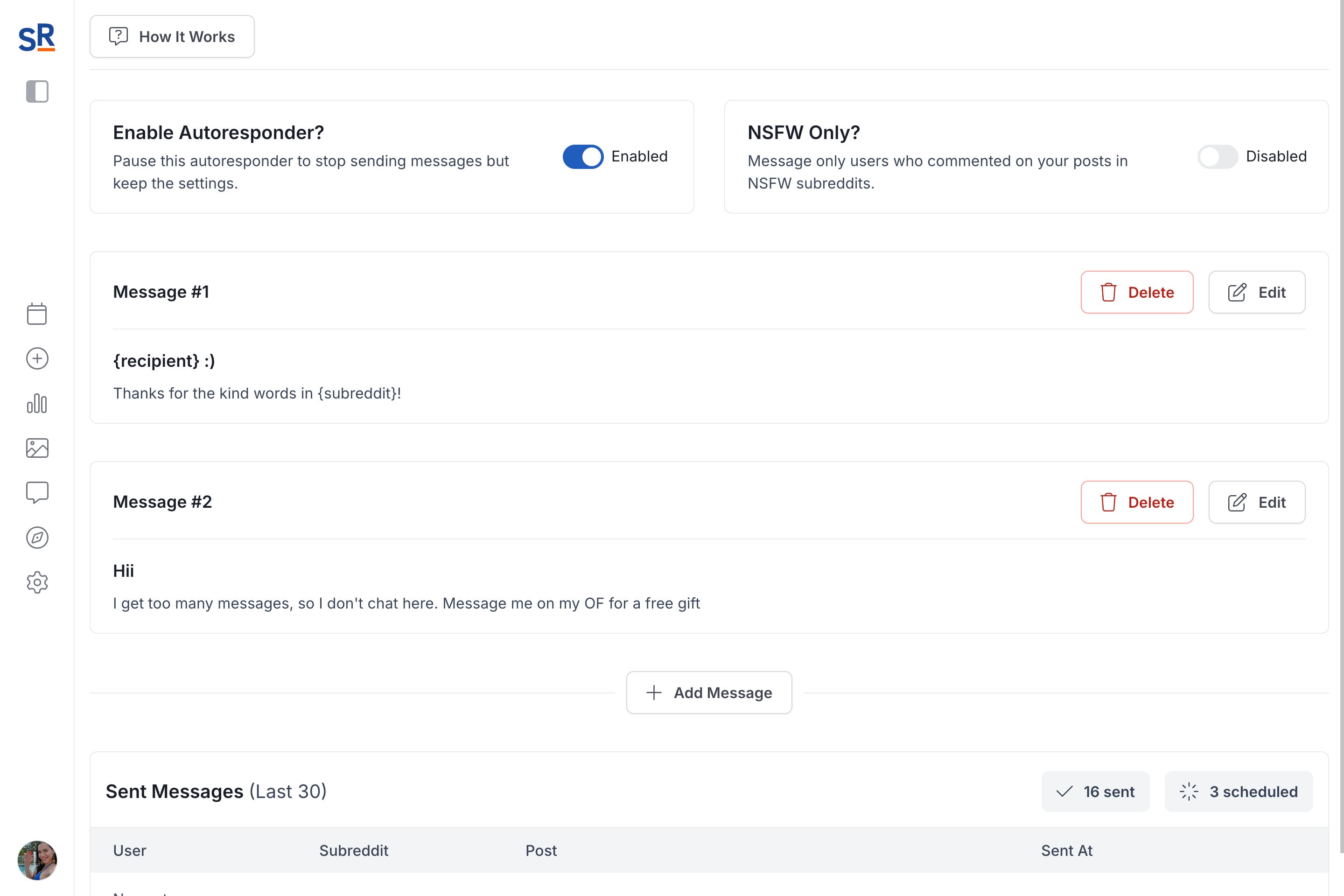 Automatically message everyone who interacts with you. Convert buyers in your DMs and ignore the rest.